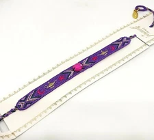 Disney Store Jeweled Aladdin Jasmine Genie Lamp Fabric Bracelet Bangle