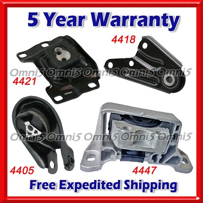 O161 Fits 2011-2013 Mazda 3 2.0L AUTO Engine Motor & Transmission Mount Set 4pc