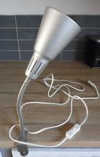 E4/ IKEA VINTAGE ANNEE 80 LAMPE GRISE KVART BUREAU TABLE 43CM...BON ETAT