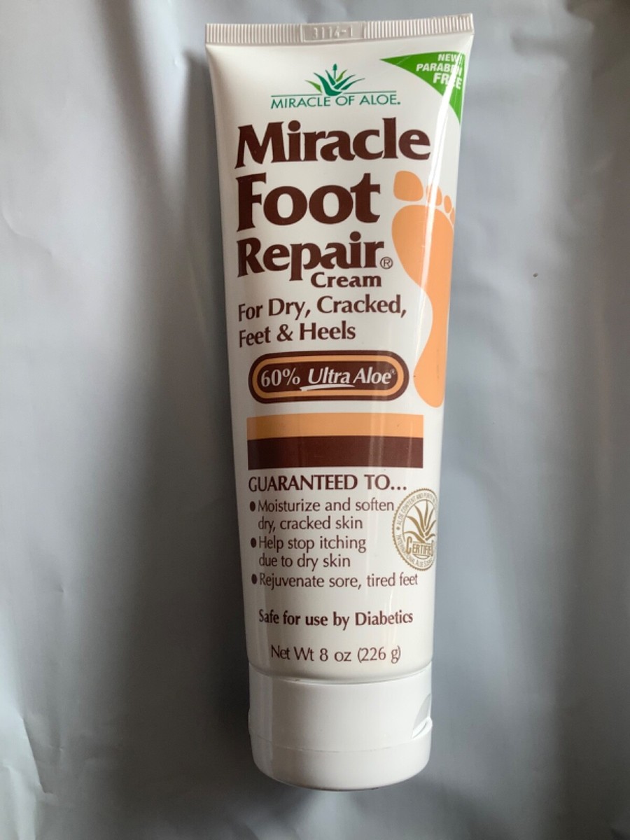 Miracle Foot Repair Cream, oz Repairs Dry Cracked Heels and Feet