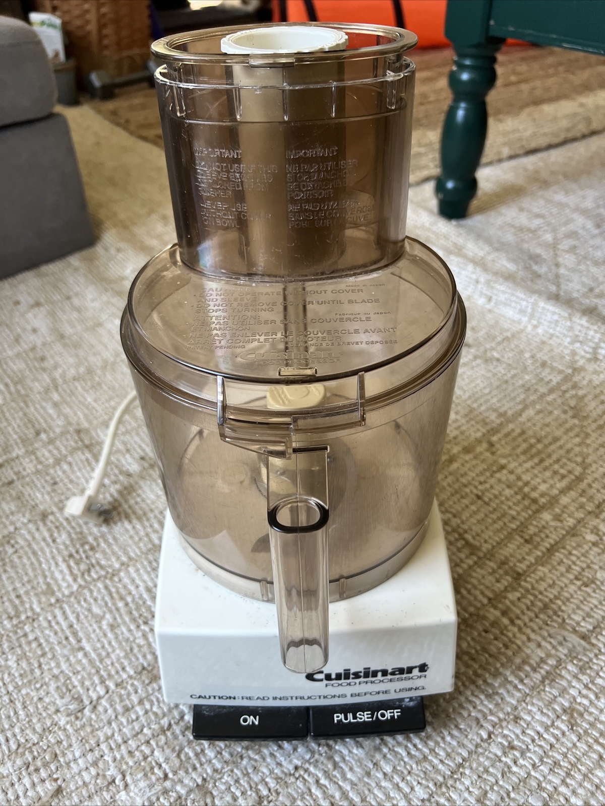 Cuisinart DLC7 Pro 14 Cup Food Processor Tested Full Unit & Parts Made