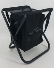Eddie Bauer Camp Cooler Chair Fold Up Seat Attached to a Cooler Compartment