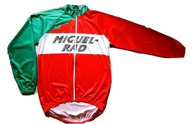 Vintage 80s SMS Santini Size XL Cycling Jersey Jacket Long Sleeves