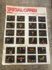 LITE-BRITE Vintage 1973 ORIGINAL AD VINTAGE COLLECTOR RARE PAPER