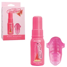 Vibrating Tongue Ring Stimulator with Flavored Tingle Spray Sexual Enhancer Set