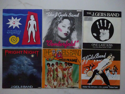 J GEILS BAND Bundle of 6 Dutch Import 7'' - Centerfold/I Do/Freeze Frame/Fright