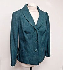 Ewm Honor Millburn, Uk Size 10 Green Collared Jacket W/pockets, New W/tag Rrp£50
