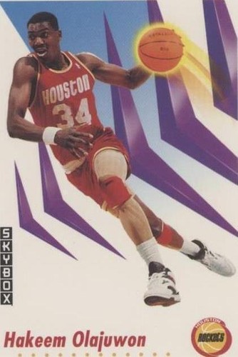 David Robinson / Hakeem Olajuwon 1991-92 Skybox Basketball Trading