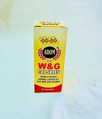 Adom W G Capsules For Treatment Of Stds Both Men Women 4 Packs X 30 Caps Ebay