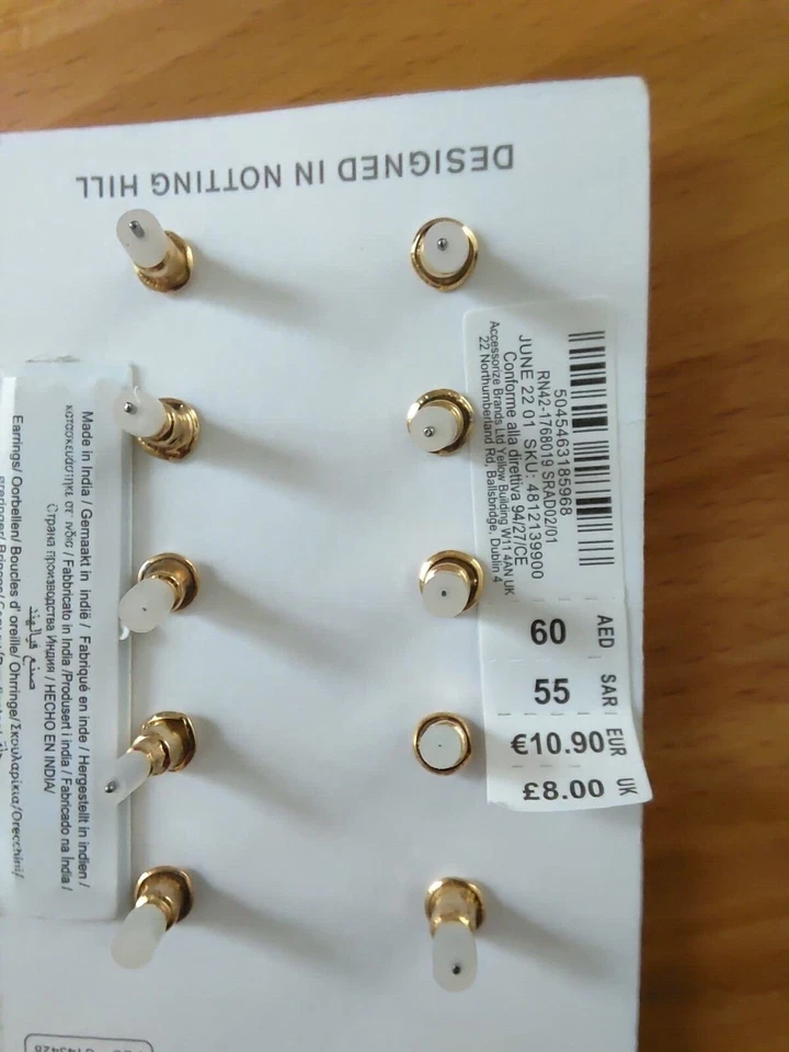 Accessorize Christmas novelty stud earring pack, x5 pairs included,new with tags - Image 4 of 4