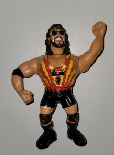 Adam Bomb Figure Hasbro WWF WWE Wrestling Green Ca...