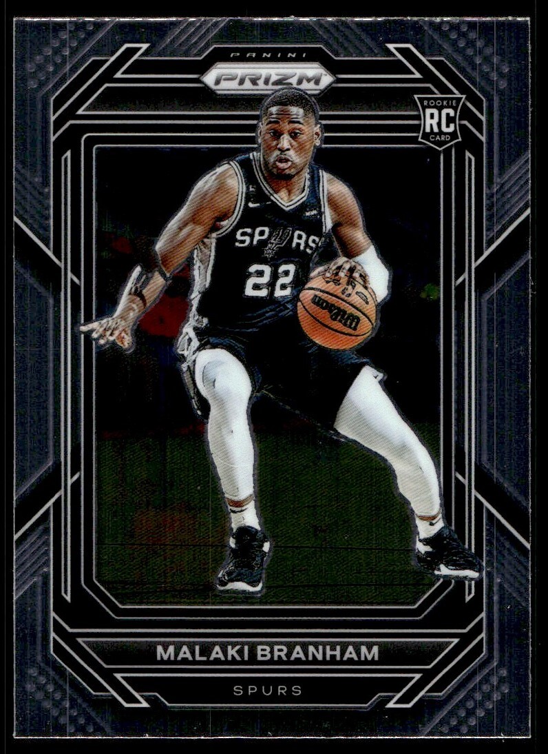 2022-23 Panini Prizm Malaki Branham Rookie A31 San Antonio Spurs #230