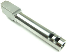 Factory New 9mm Stainless 2 Port Barrel For Glock 26 G26 Extended Ported 4.32