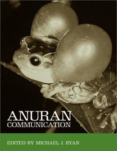 Anuran Communication by Michael J. Ryan (2001, Hardcover) for sale ...