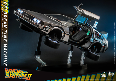 Hot Toys Back to the Future II デロリアン 未開封 Hot Toys Mms636 1/6 Back To The Future Ii Delorean Time Machine