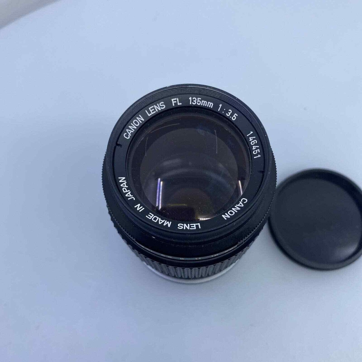 Vintage CANON Lens FL 135mm 1:3.5 Camera Lens #146451 With Vintage CANON Lens FL 135mm 1:3.5 Camera Lens #146451 With