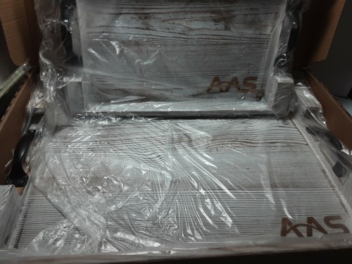 Rustic Wooden Ottoman Serving Trays With Handles New - Picture 1 of 3