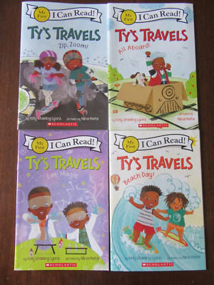 Ty's Travels by Kelly Starling Lyons NEW Lot of 4 Paperbacks I Can Read My First