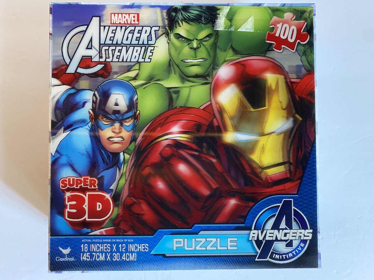 New Sealed Marvel ~Avengers Assemble~ Super3D Puzzle 100pcs. 18