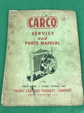 OEM Carco Model L Power Control Unit Series 12 Service & Parts Manual