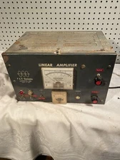Vintage linear amplifier P & H Electronics 400b Tubes Powers On Parts Repair