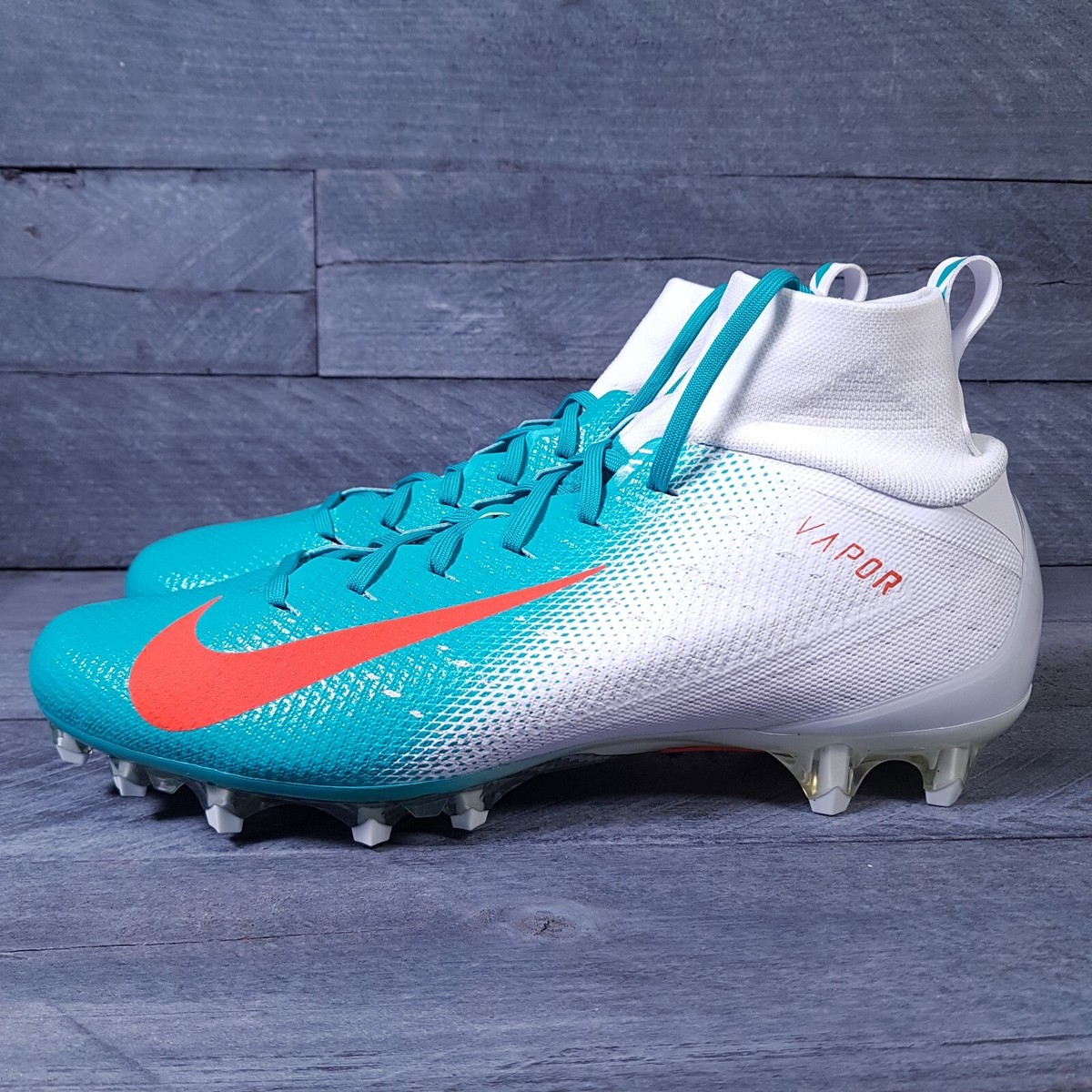 NIKE Vapor Untouchable Pro 3 Football Cleats Mens 13 Miami  display picture 2