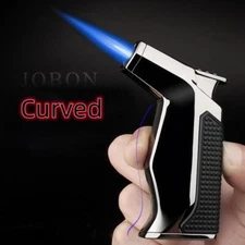 JOBON Rare Metal Butane Gas Cigar Lighter Windproof Blue Flame Turbo Jet Torch