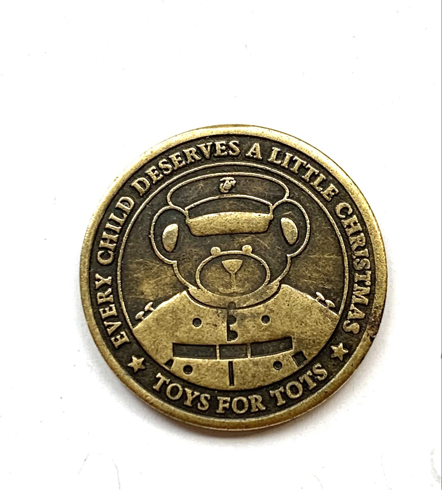 Marine Corps Toys For Tots Coin With Bear Home Alqu