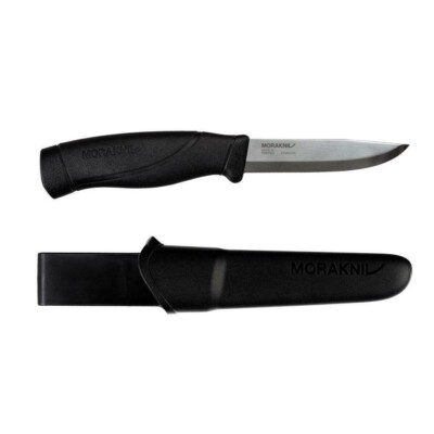 MORAKNIV Sweden Mora Companion Black stainless knife 8 5/8'' overall