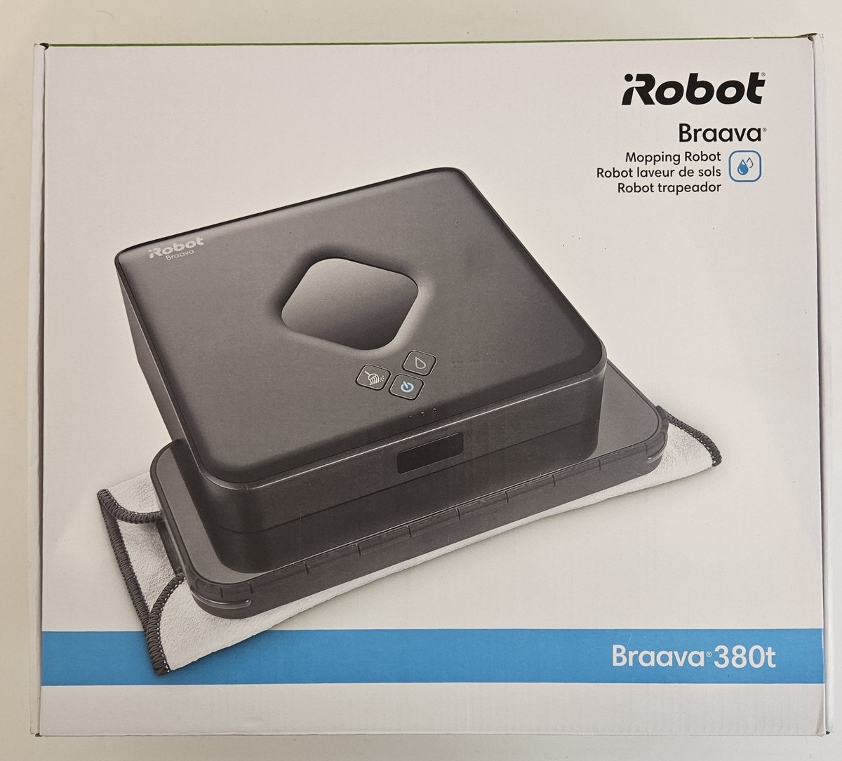 iRobot Braava 380t B380020 Robotic Vacuum Cleaner for sale