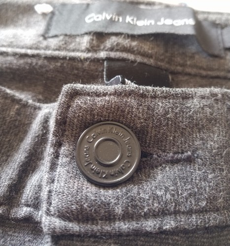 Calvin Klein Skinny Gray Jean Pants Women's Size 6 - Picture 7 of 8
