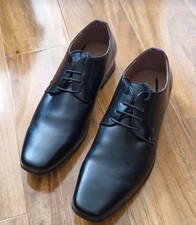 Peter Werth Men's Genuine Leather Formal Black Lace Up Dress Wing Tip Shoes 9 43