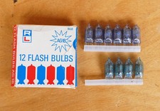Vintage Camera Flashbulbs Radiant Brand 10 x Flashes KE
