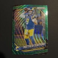 2024 Panini Prizm - Matthew Stafford #166 Green Wave Prizm