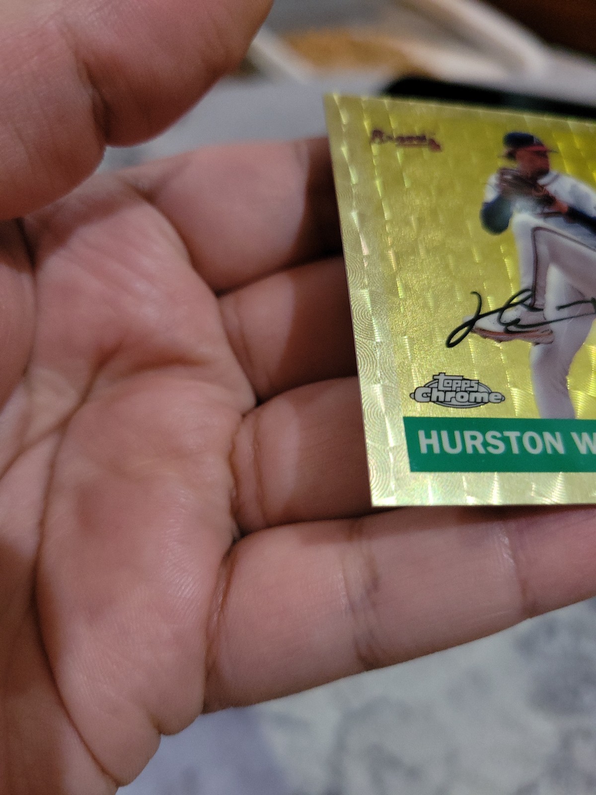 2025 Topps Platinum Baseball Hurston Waldrep Superfractor view 12