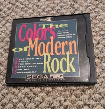 The Colors Of Modern Rock Sega Cd Case + Disc 1993 Promo Demo Virtual VCR Packin