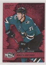 2020-21 Skybox Metal Universe Rookies PMG Red 16/90 Nikolai Knyzhov #134 07pz