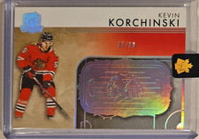 2023-24 Upper Deck The Cup Kevin Korchnsk Rookie Rink Gallery /99 Blackhawks
