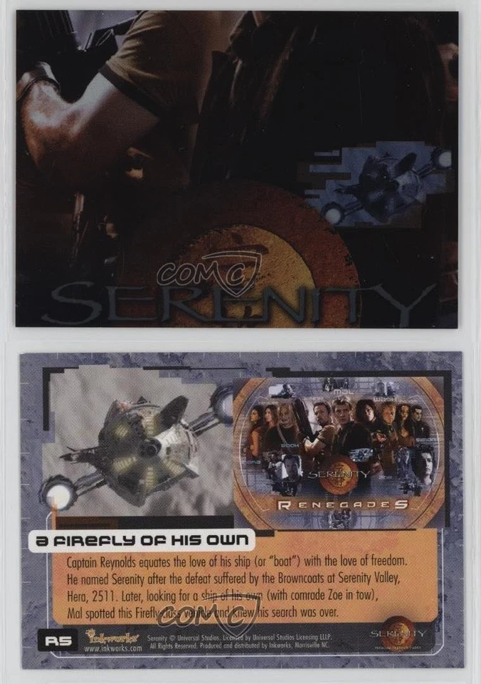 2005 Inkworks Serenity Renegades Puzzle A Firefly of his own #R5 1d7a - Image 3 of 3