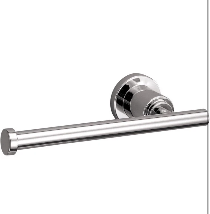 Soporte de papel higiénico Design House 560375 Geneva de un solo poste - Cromo Foto 4 de 4