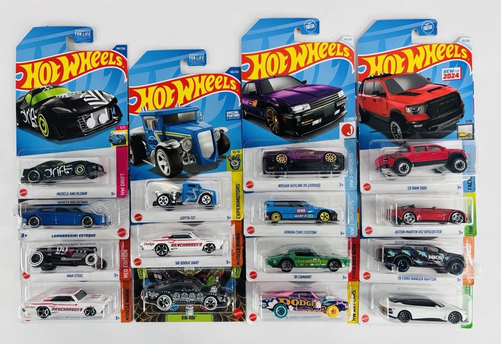 Hot Wheels Lot of 15 Assorted Cars - Lot #1 - Fast & Furious Styles