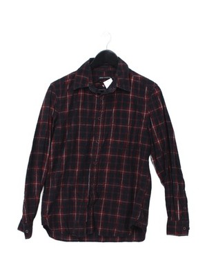 French Connection Men's Shirt S Multi Checkered 100% Cotton Basic