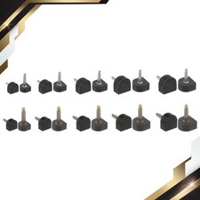 10 Pair High Heel Tips 8/9/10/11/12mm U Shaped Shoes Heel Caps Dowels Black