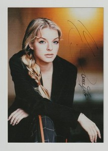 Carte Autographe Originale Signée Yvonne Catterfeld - Non Certifiée, Allemagne