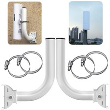 2 Pack Universal Wireless Bridge Mount Outdoor J Pole Mount Bracket/Wall Mo...