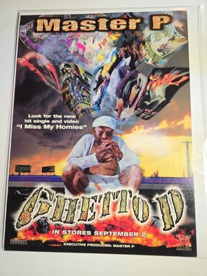 Master P Ghetto D Magazine Ad Clipping Rap Xxl Source Vibe