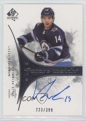 2019 SP Authentic 2009-10 Retro Future Watch Ville Heinola Rookie Auto RC 0of2