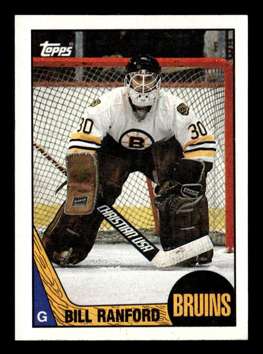 1987-88 Topps #13 Bill Ranford Boston Bruins Rookie