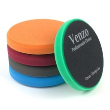 Venzo 5 Inch Buffing Polishing Pads, 5 Pcs 5.5 inch Front Side for 125mm Backing