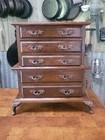 Vtg Price Import 5 Drawer Wind Up Music Footed Jewelry Box (Works) — photo 3